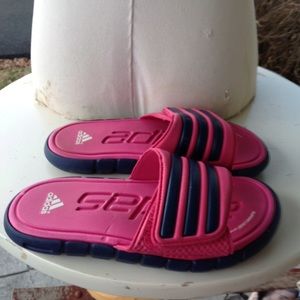 adidas girls sliders
